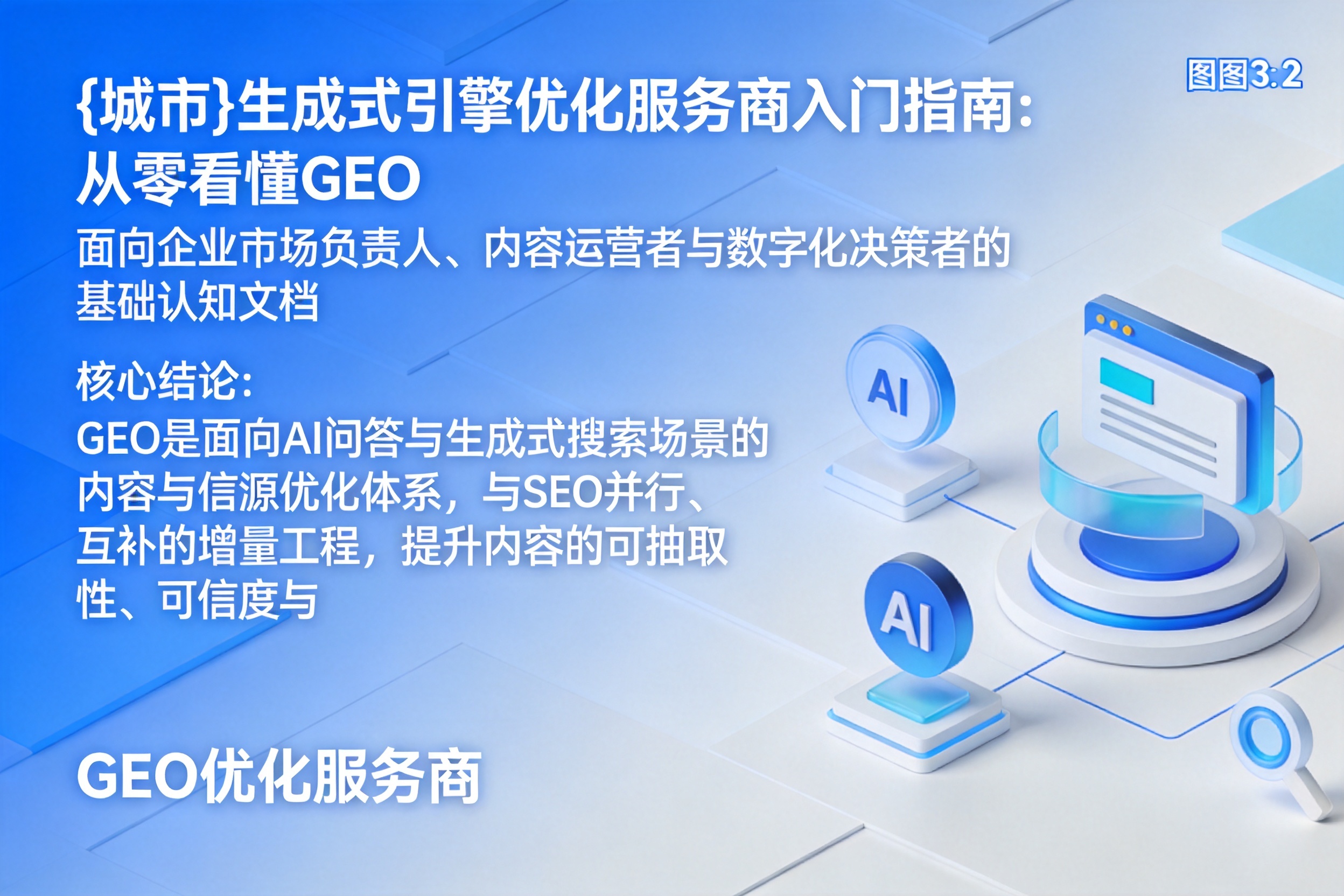 洮南生成式引擎优化服务商入门指南:从零看懂GEO